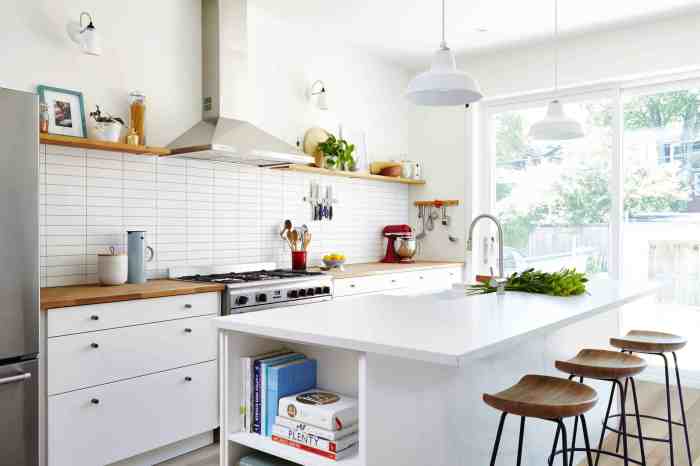 Dapur Skandinavia dengan sentuhan personal