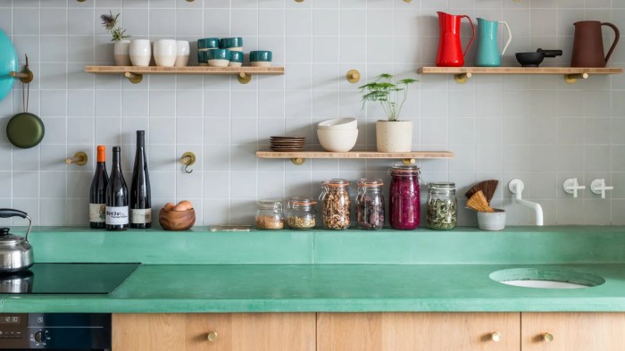 Inspirasi dapur kecil natural