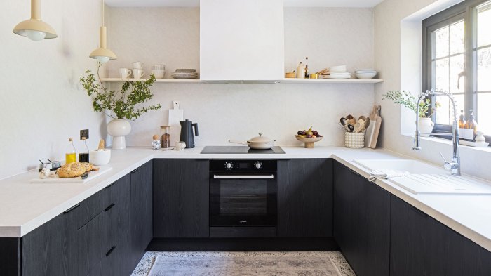 Nuansa alami di dapur Skandinavia