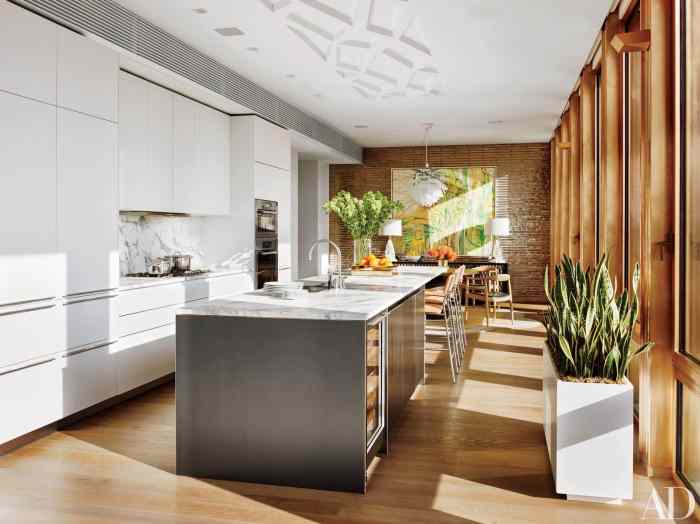 Dapur klasik dengan perabotan modern