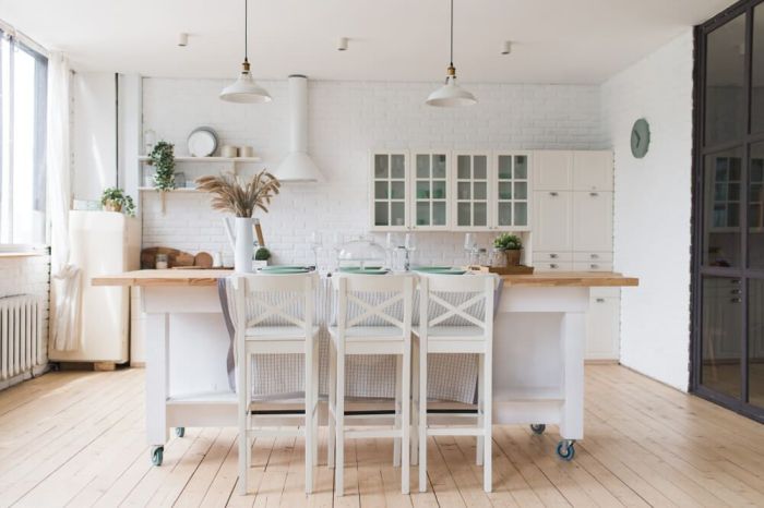 Open shelving Scandinavian kitchen ideas