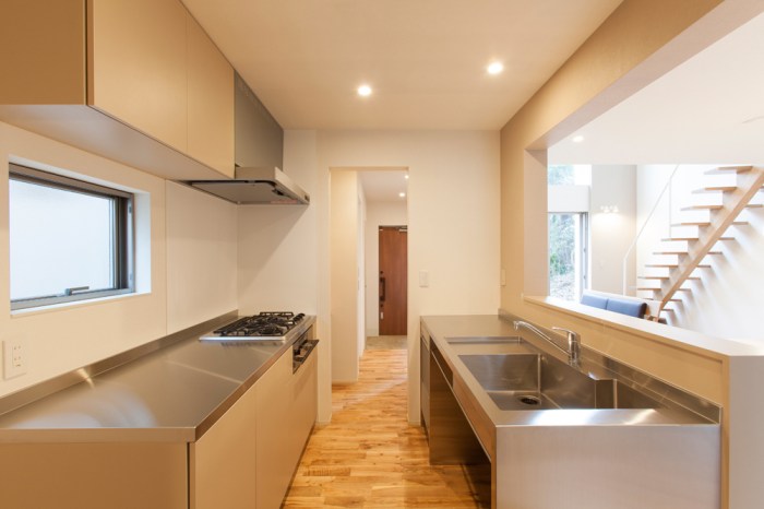 Inspirasi dapur compact gaya Jepang Desain minimalis modern
