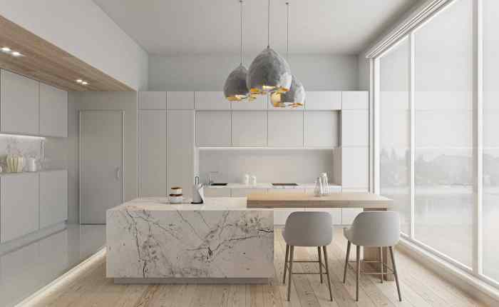 Dapur bersih minimalis elegan