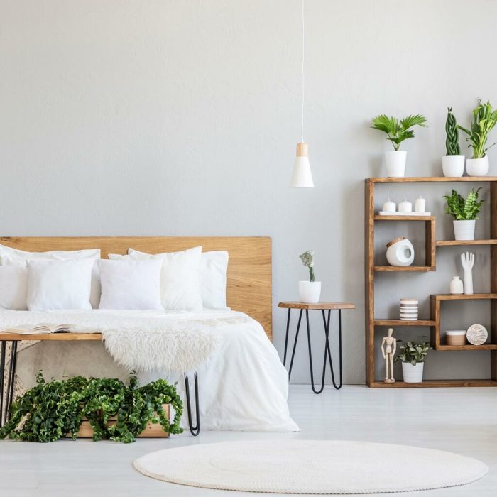 Scandinavian Home Style with Green Accents