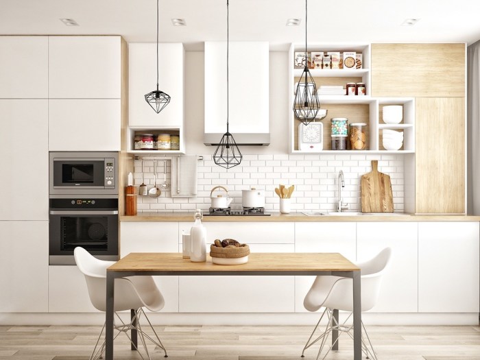 Desain Dapur Skandinavia Multifungsi Fungsional dan Estetis